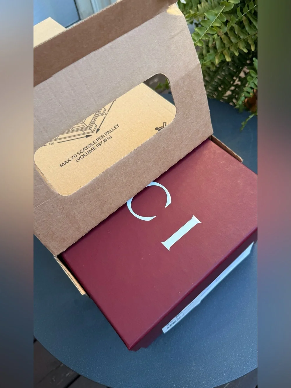 Authentic Gucci Burgundy Empty Shoe Storage Box 15”x8.5”x5.5”